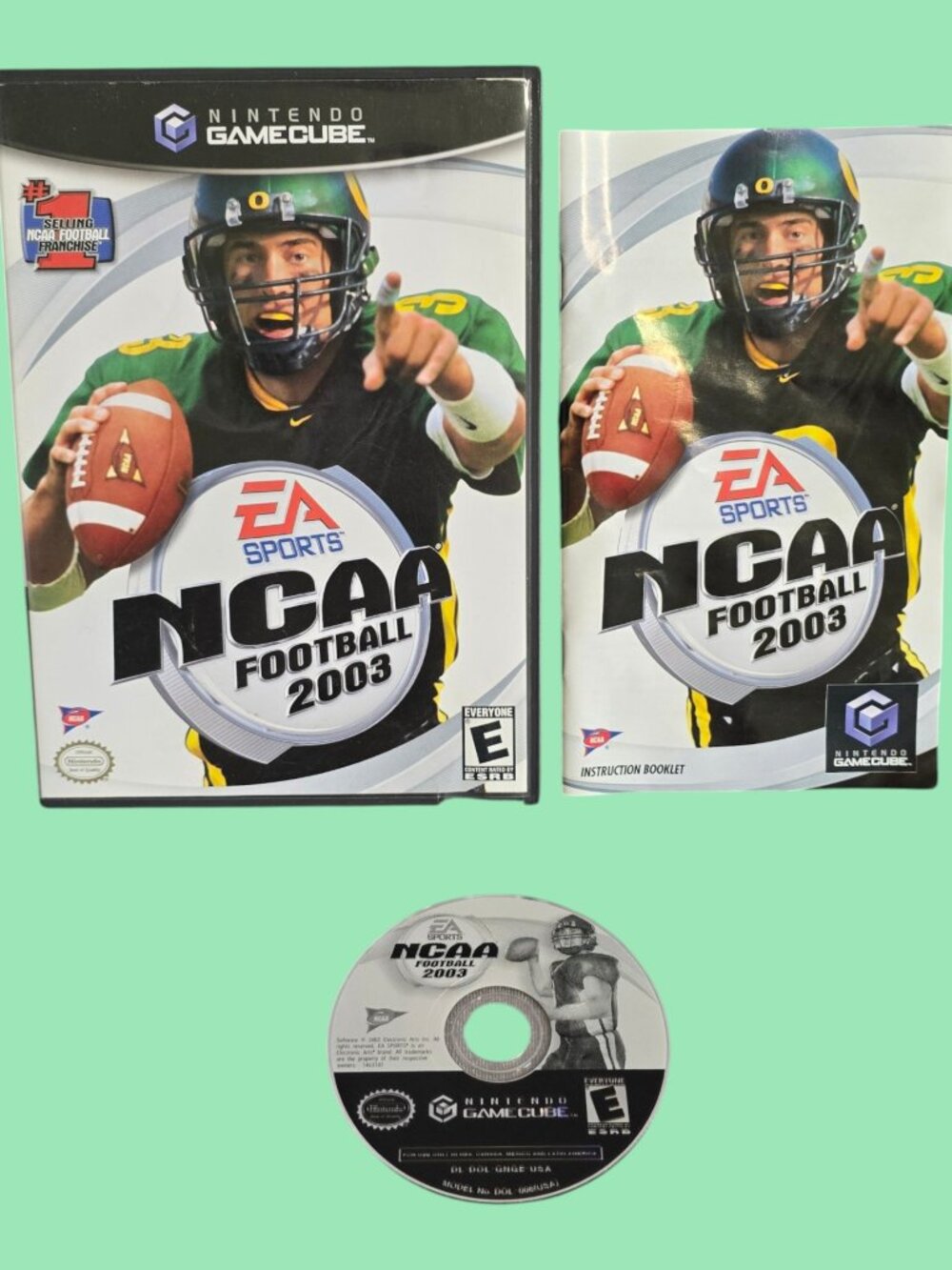 NCAA Football 2003 (Nintendo GameCube, 2002) CIB Complete!